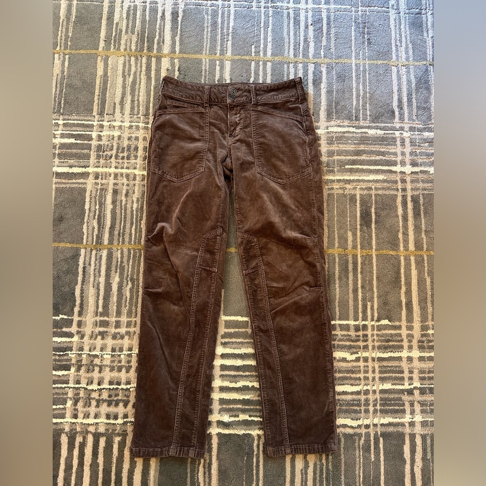 Pilcro Brown Ankle Cropped Pants